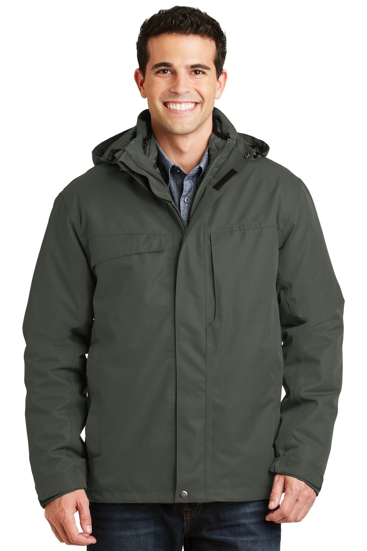 Port Authority ® Herringbone 3-in-1 Parka. J302
