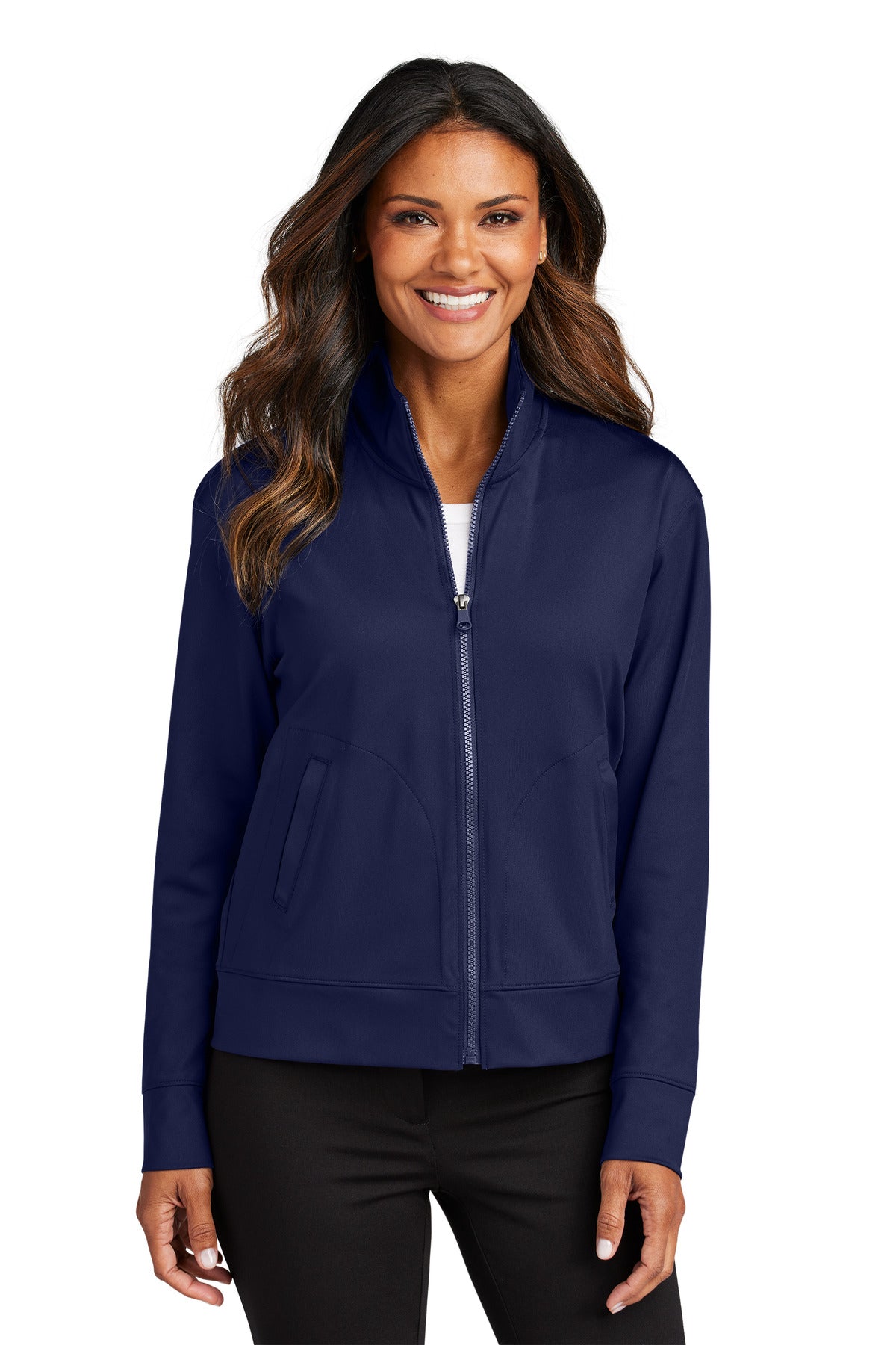 Port Authority ® Women's C-FREE ® Double Knit Full-Zip LK881