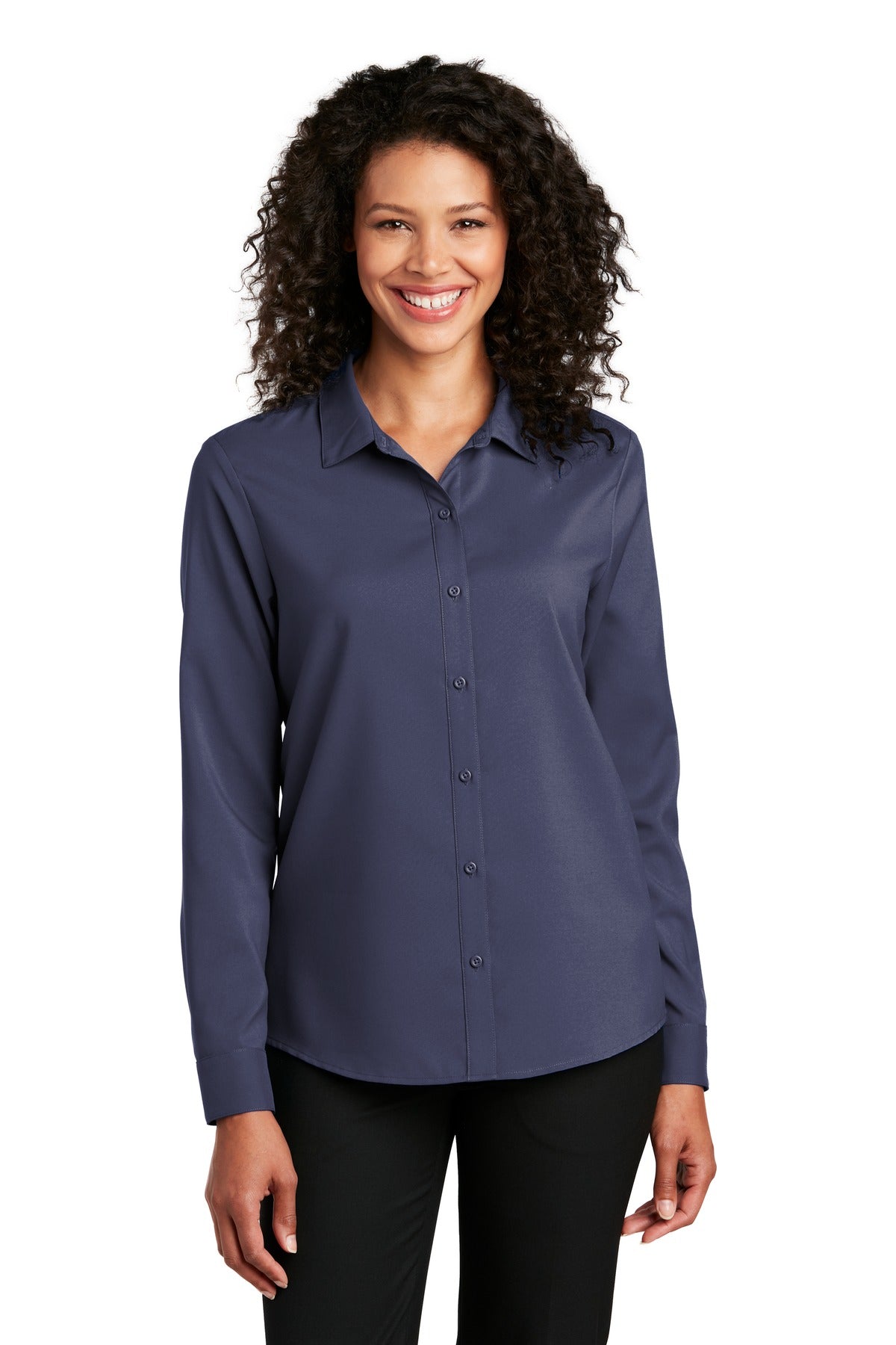 Port Authority ® Women's Long Sleeve Performance Staff Shirt LW401