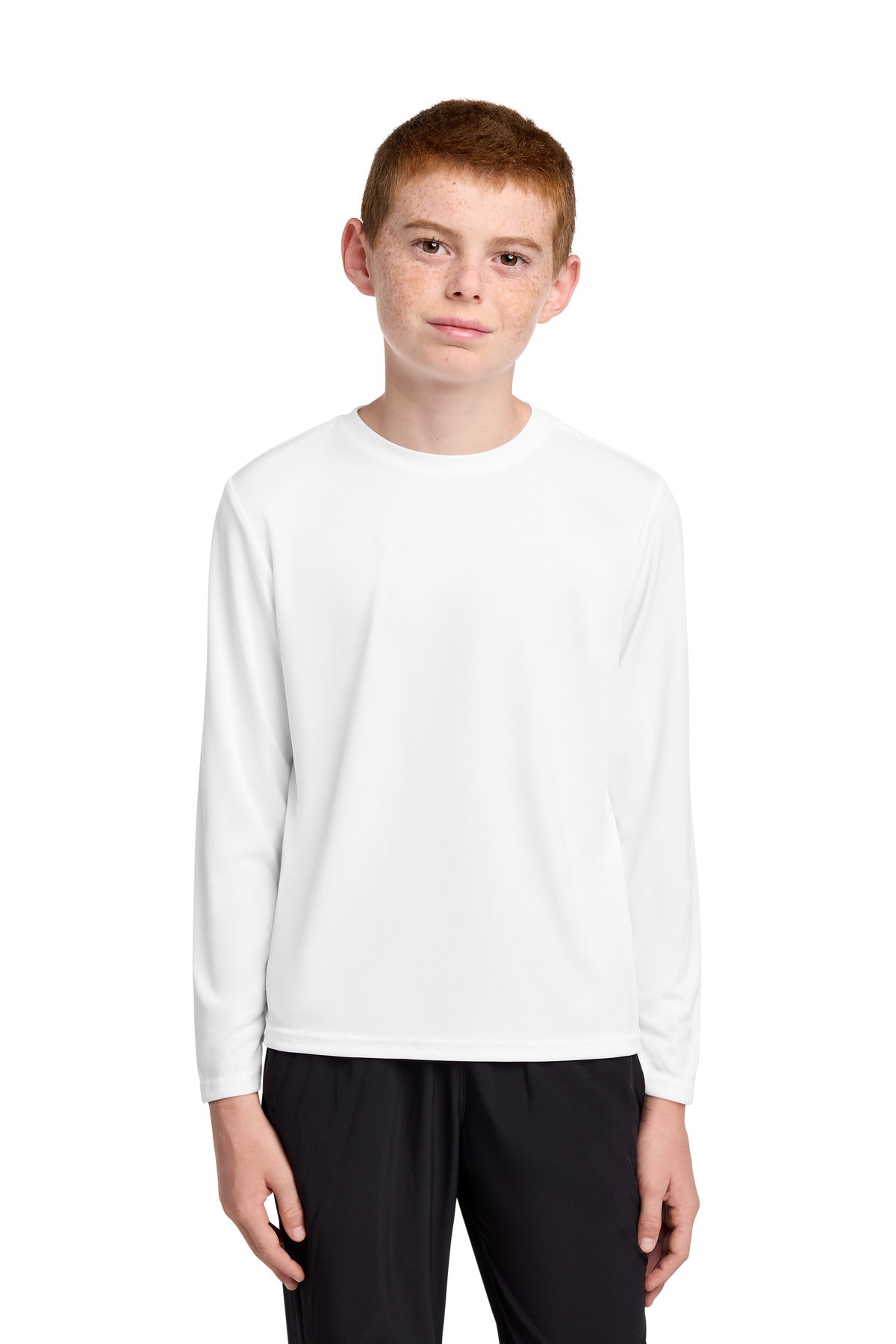 Port & Co ® Youth Long Sleeve Performance Tee PC380YLS