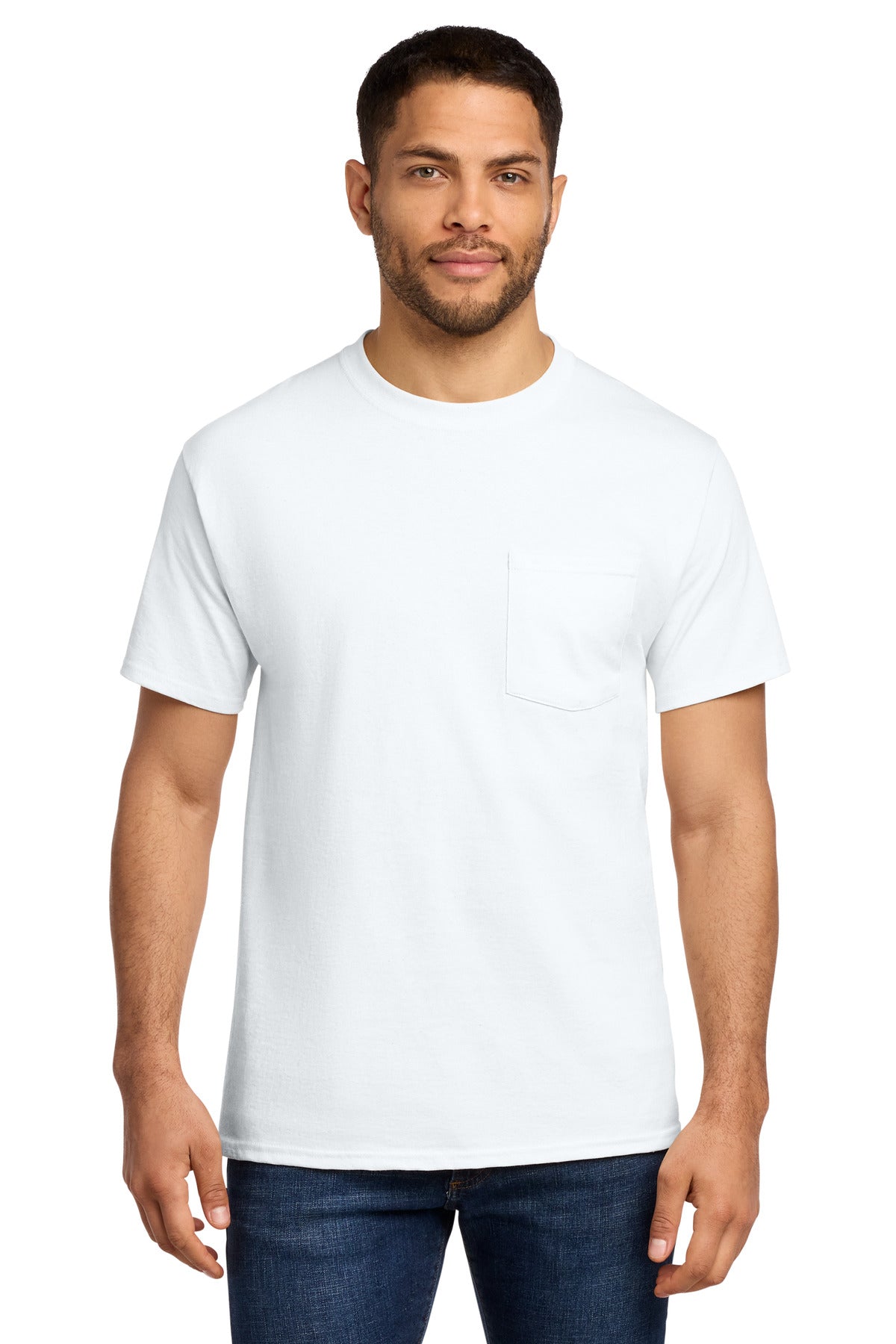 Port & Co ® Tall Essential Pocket Tee. PC61PT