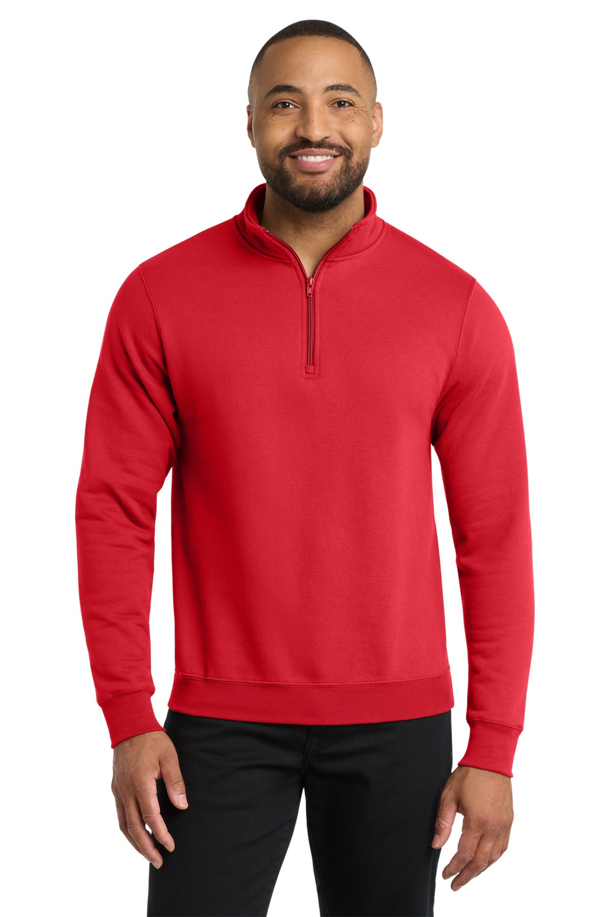 Port & Co ® Core Fleece 1/4-Zip Pullover Sweatshirt PC78Q