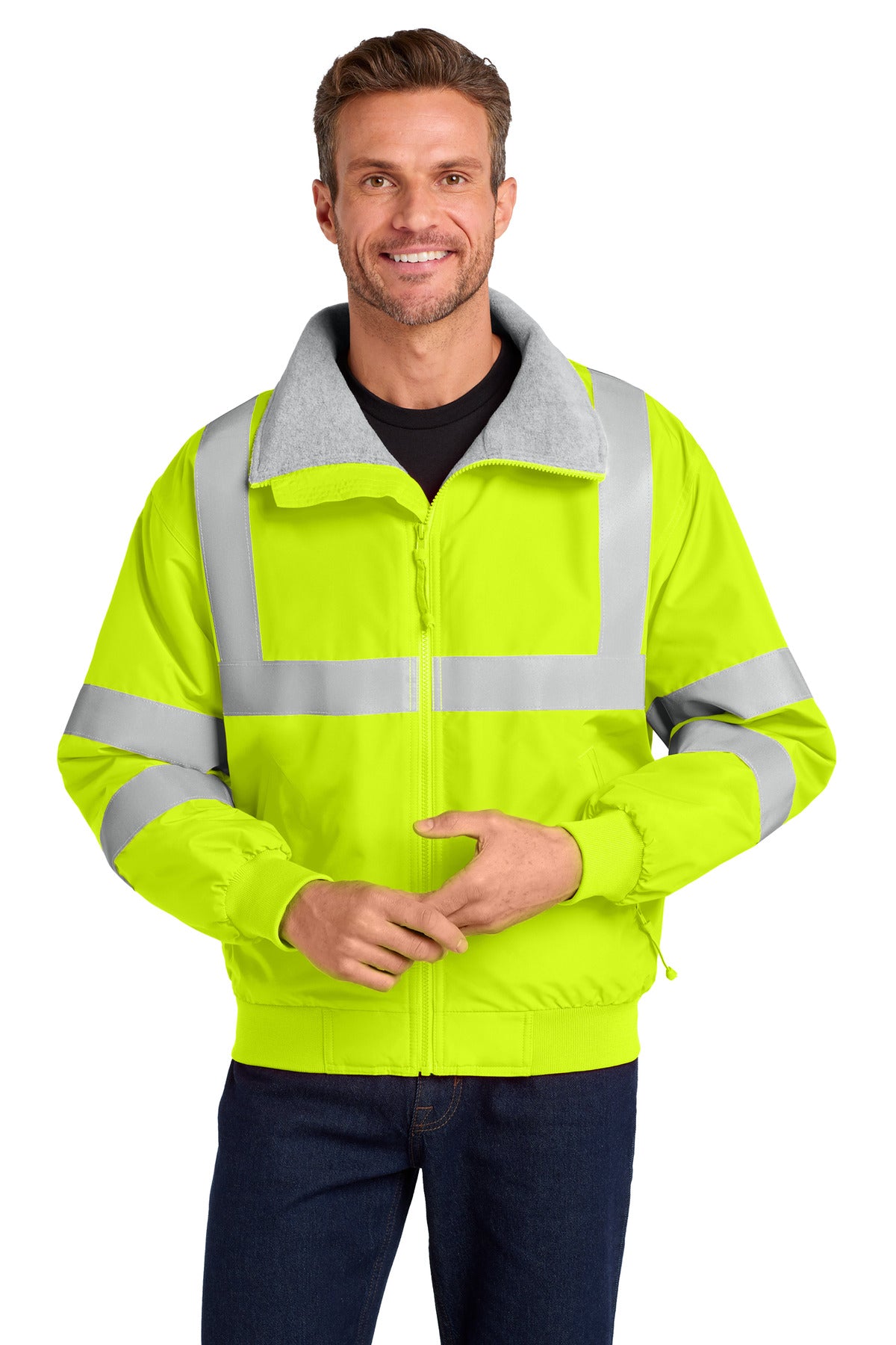 Port Authority ® Enhanced Visibility Challenger™ Jacket with Reflective Taping. SRJ754