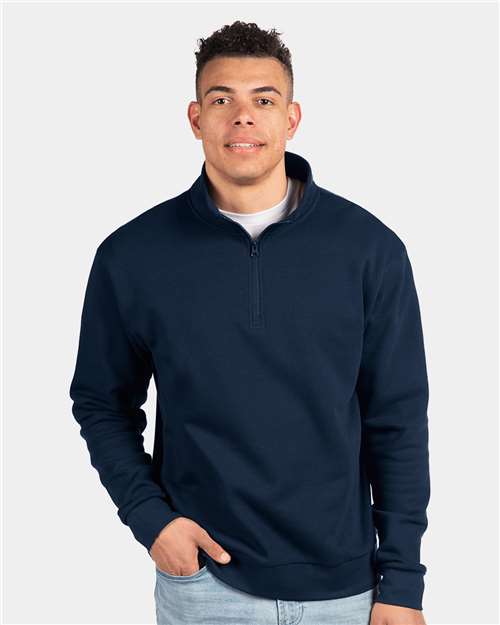 Unisex Fleece Quarter-Zip Pullover
