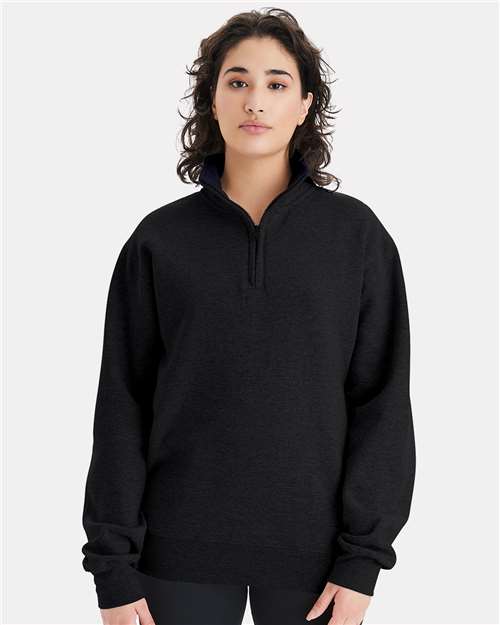 Unisex Powerblend® Quarter-Zip Pullover