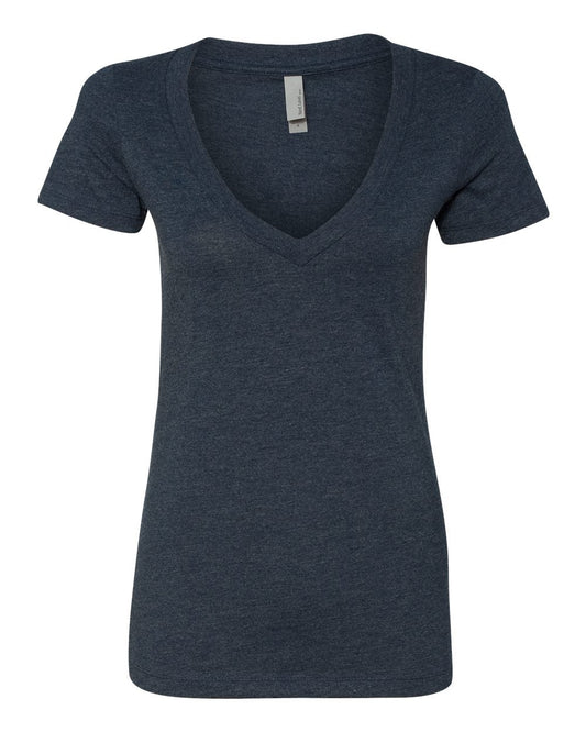 Women’s CVC Deep V-Neck Tee