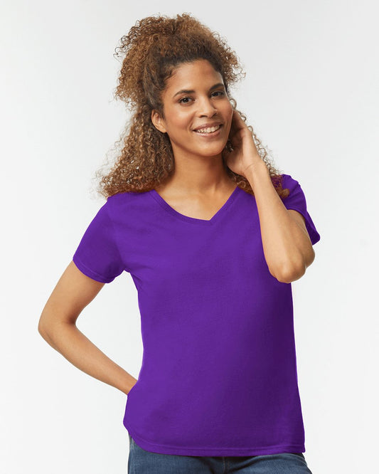 Women's Heavy Cotton™ V-Neck T-Shirt