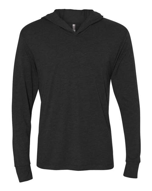 Unisex Triblend Hooded Long Sleeve Pullover Tee