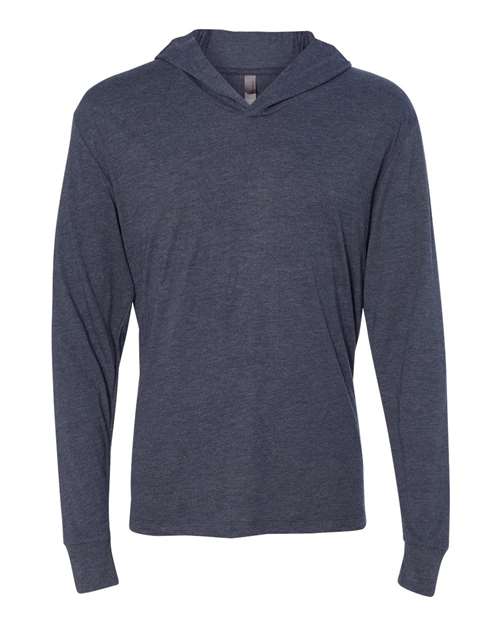 Unisex Triblend Hooded Long Sleeve Pullover Tee