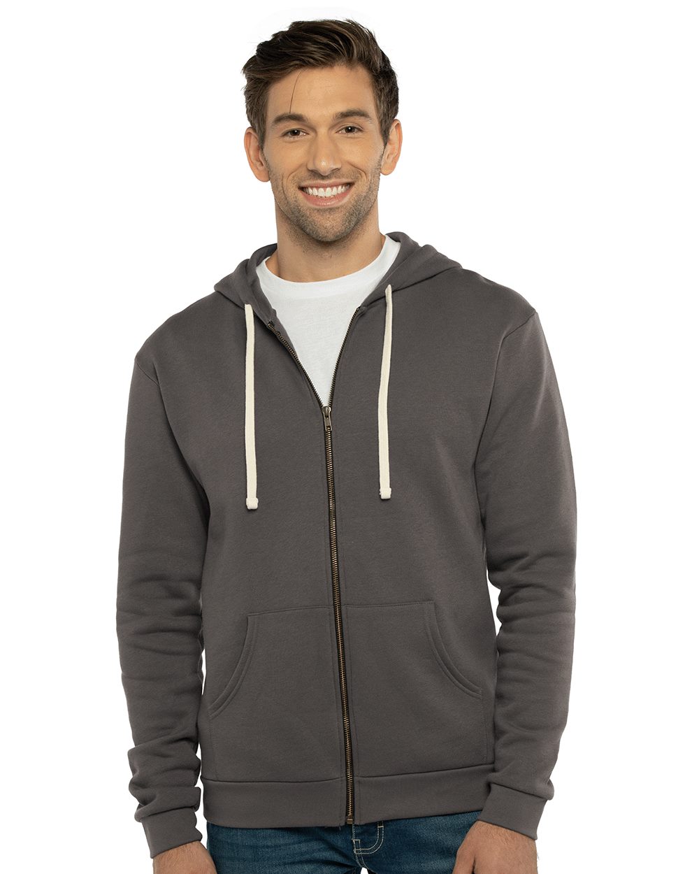 Unisex Santa Barbara Full-Zip Hoodie Sweatshirt