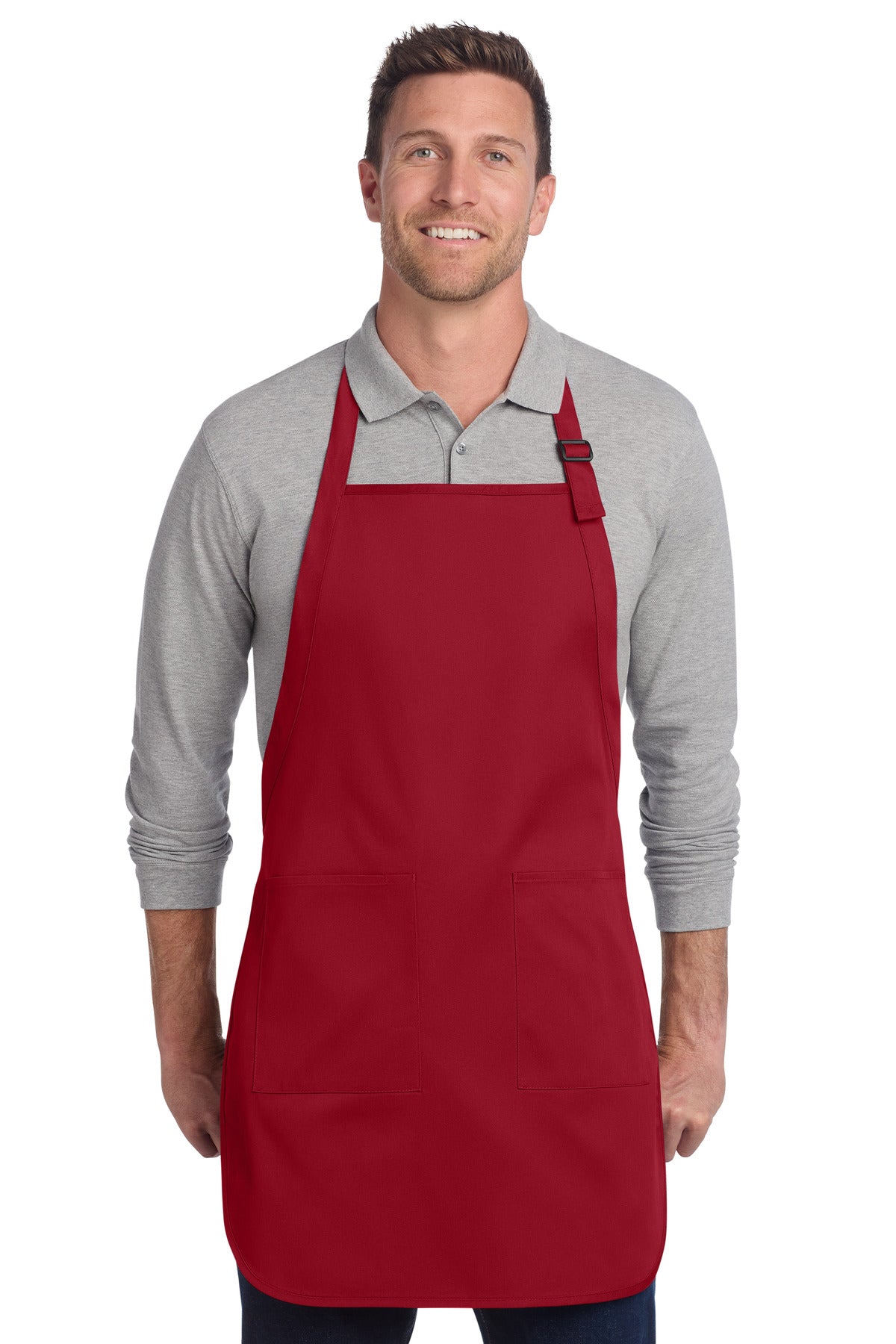 Port Authority  ®  Full-Length Two-Pocket Bib Apron. A600