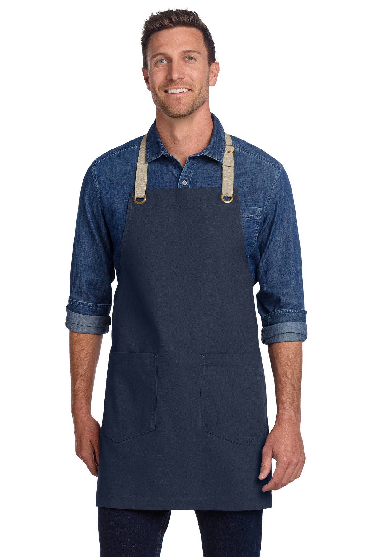 Port Authority ®  Canvas Full-Length Two-Pocket Apron A815