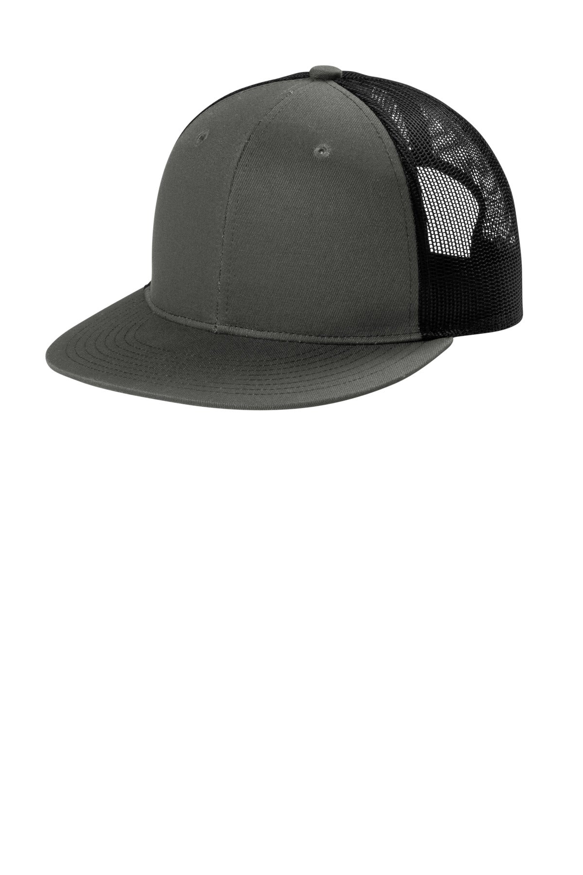 Port Authority ®  Snapback Flat Bill Trucker Cap C407