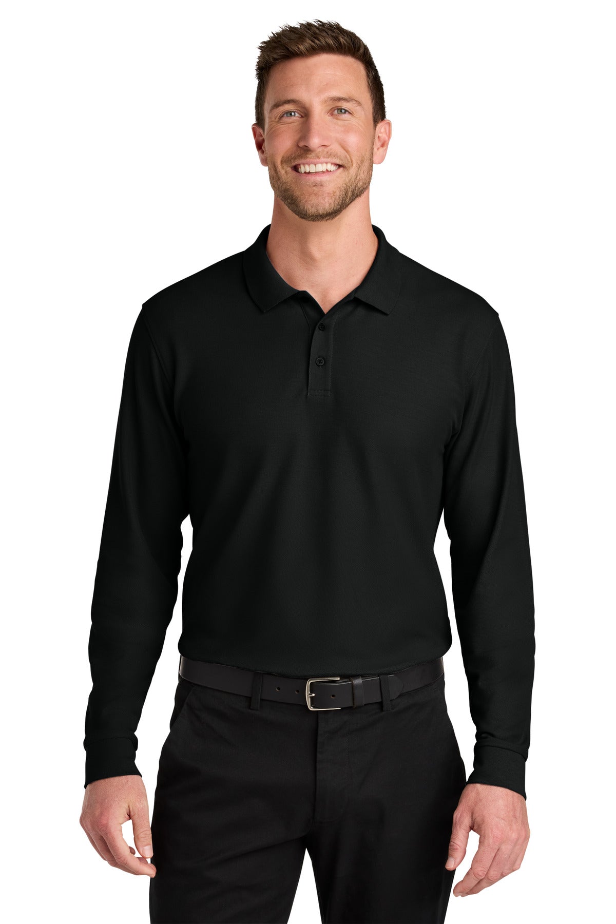 Port Authority ®  Wearever Signature Pique Long Sleeve Polo K200LS