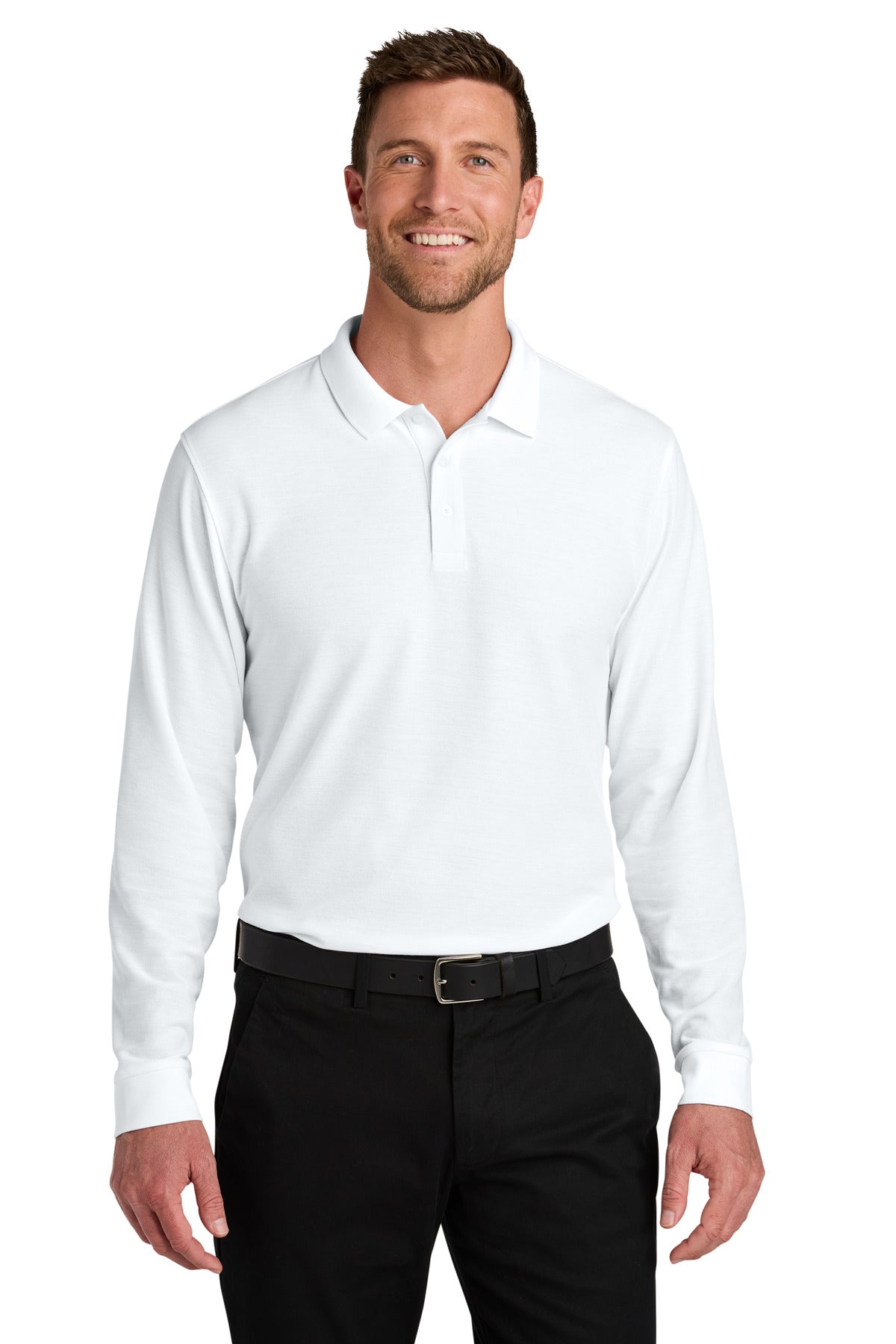 Port Authority ®  Wearever Signature Pique Long Sleeve Polo K200LS