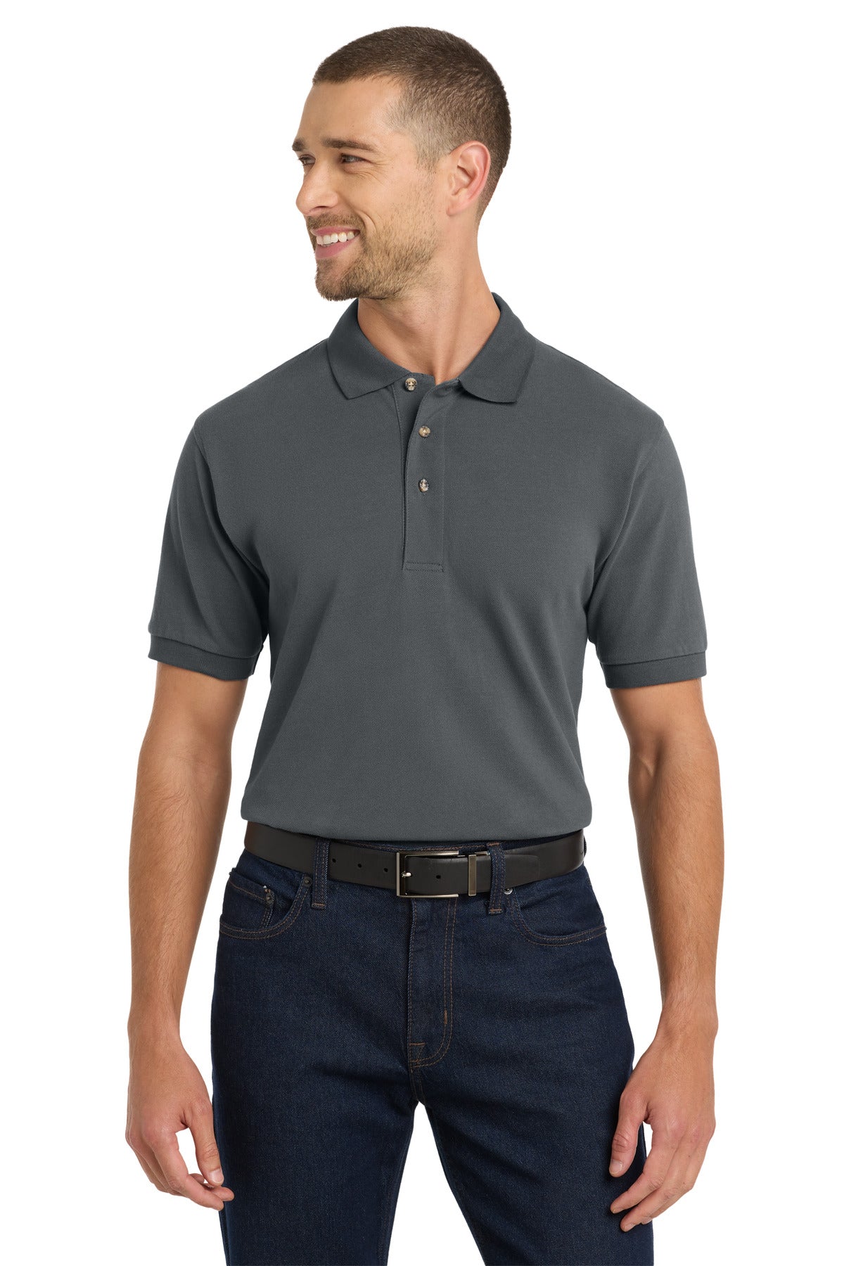 Port Authority ®  Heavyweight Cotton Pique Polo.  K420