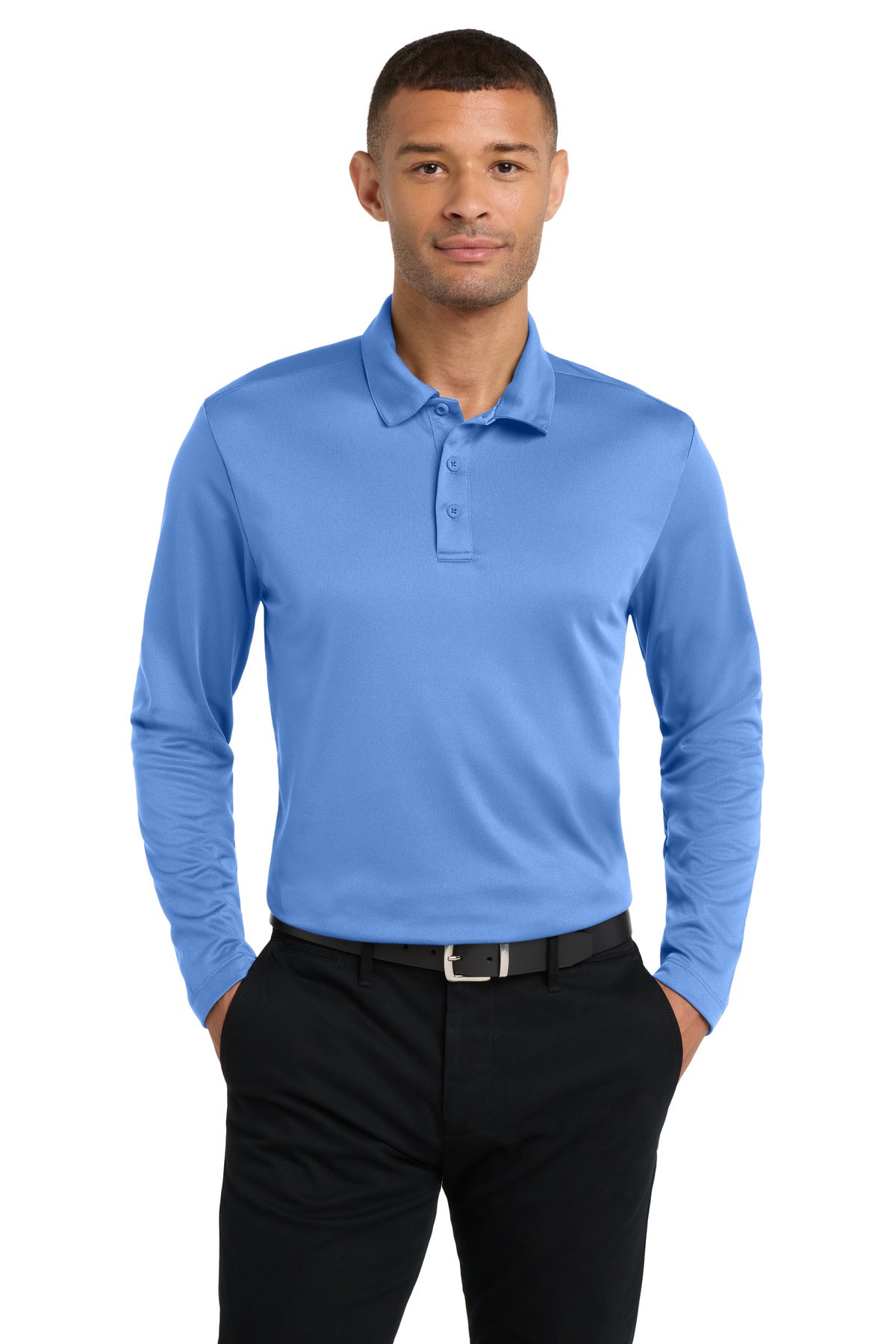 Port Authority ®  Silk Touch™ Performance Long Sleeve Polo. K540LS