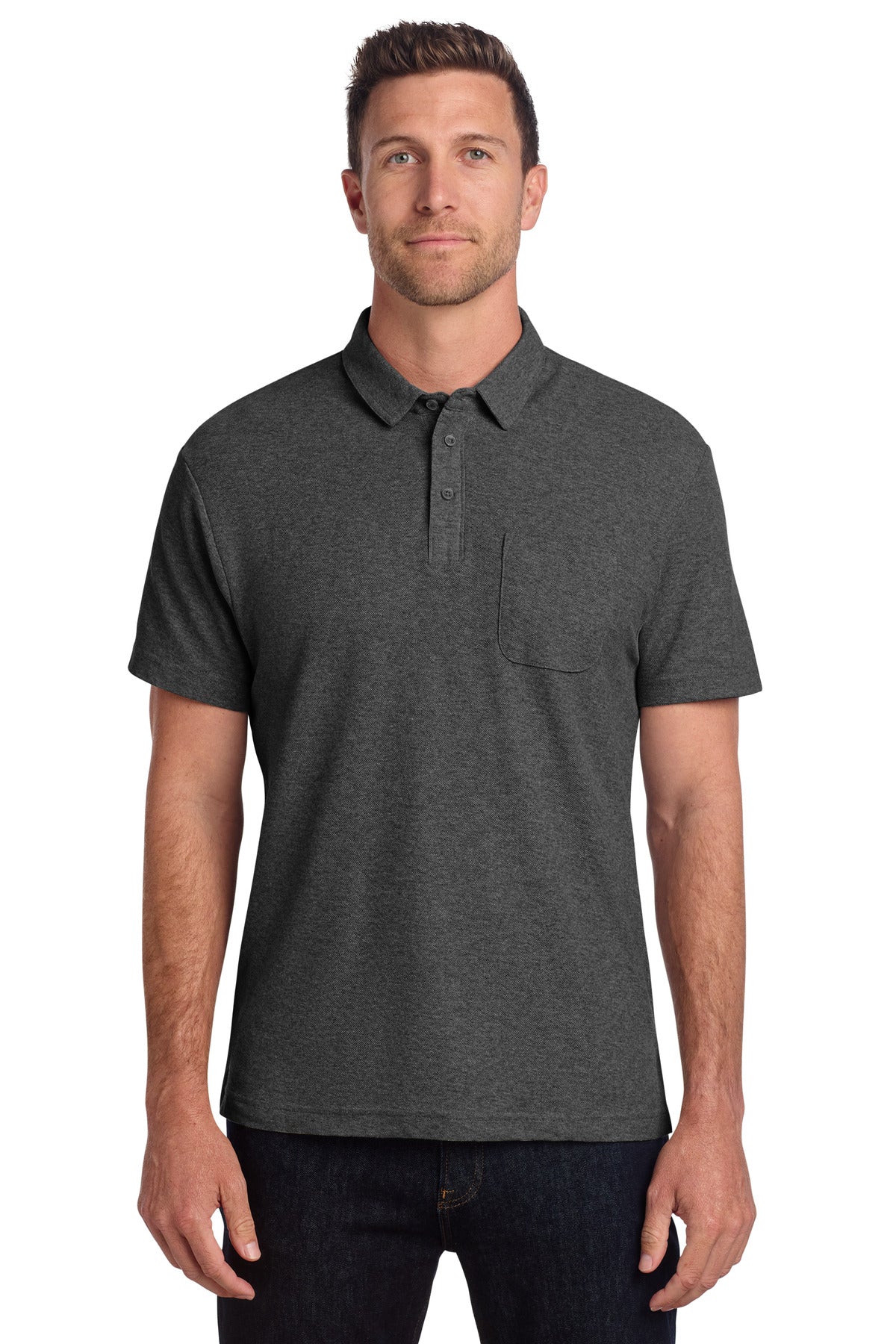 Port Authority ®  C-FREE ®  Cotton Blend Pique Pocket Polo K868