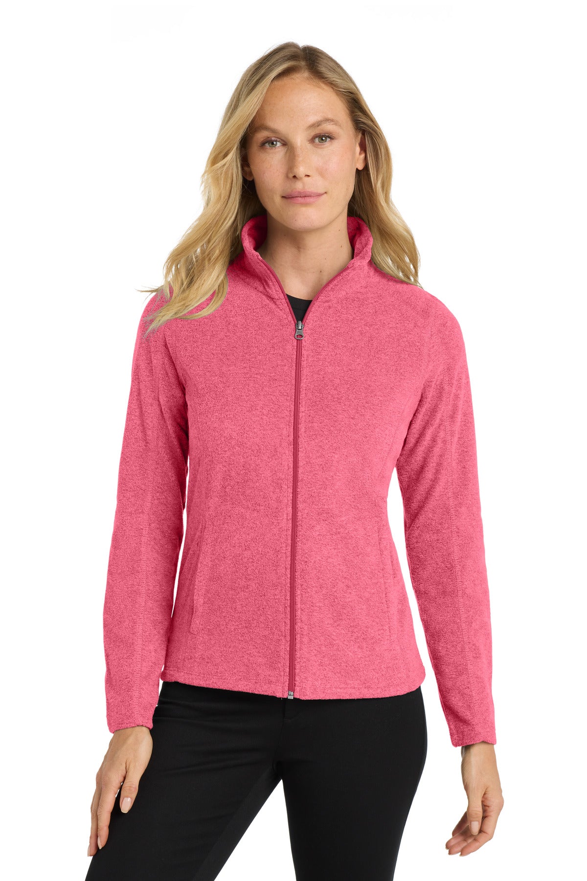 Port Authority ®  Women's Heather Microfleece Full-Zip Jacket. L235