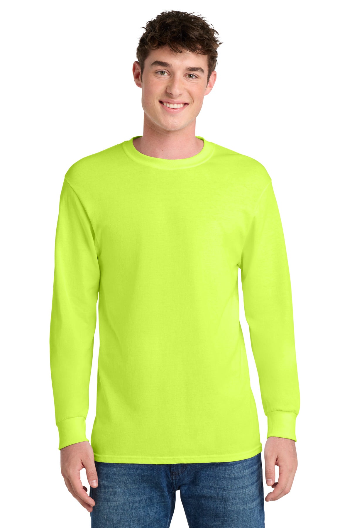 Port & Co ®  Tall Long Sleeve Core Blend Tee. PC55LST