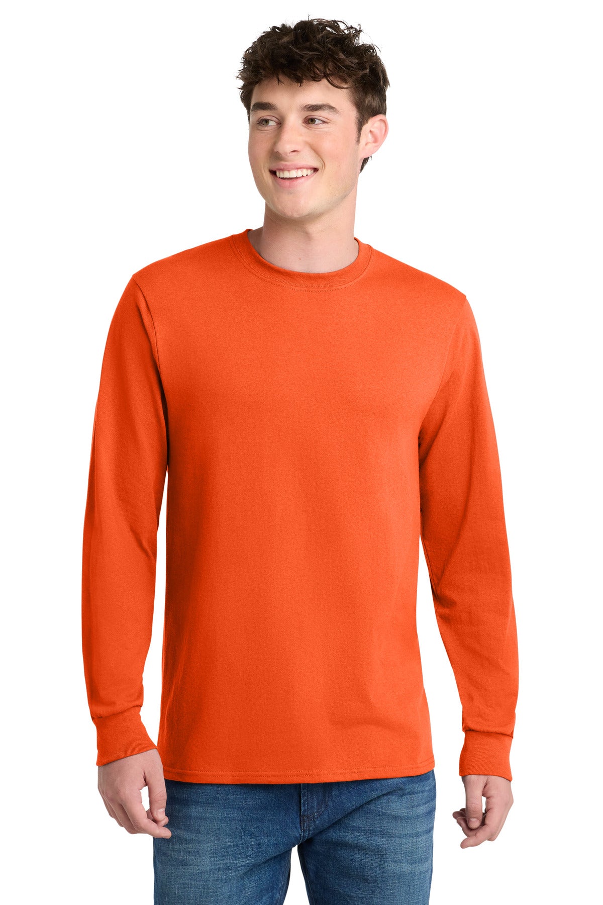 Port & Co ®  Tall Long Sleeve Core Blend Tee. PC55LST