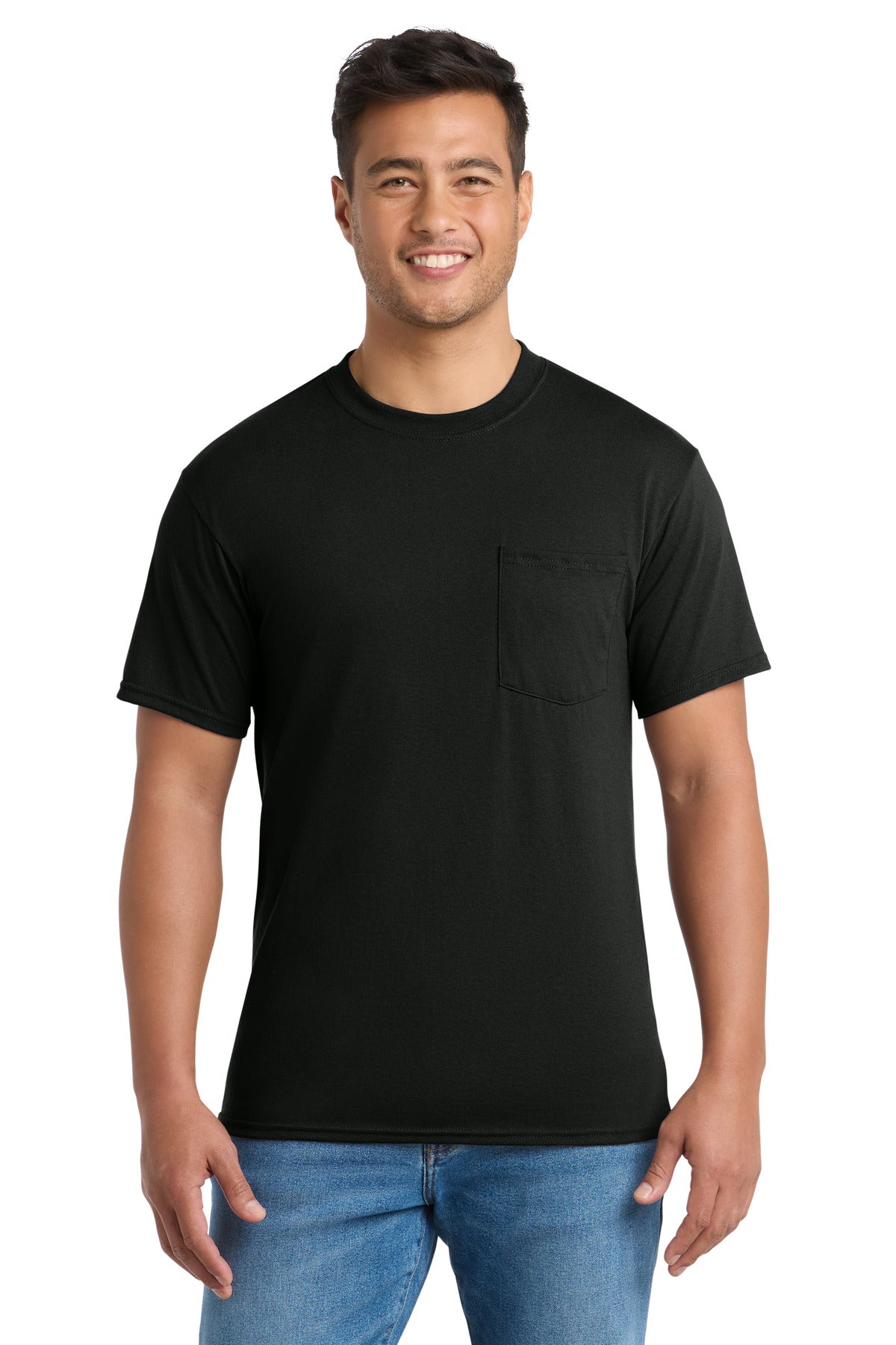 Port & Co ®  Core Blend Pocket Tee. PC55P