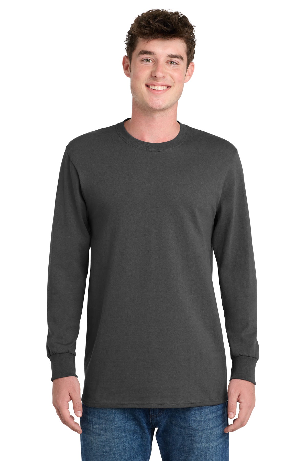 Port & Co ®  Tall Long Sleeve Essential Tee. PC61LST