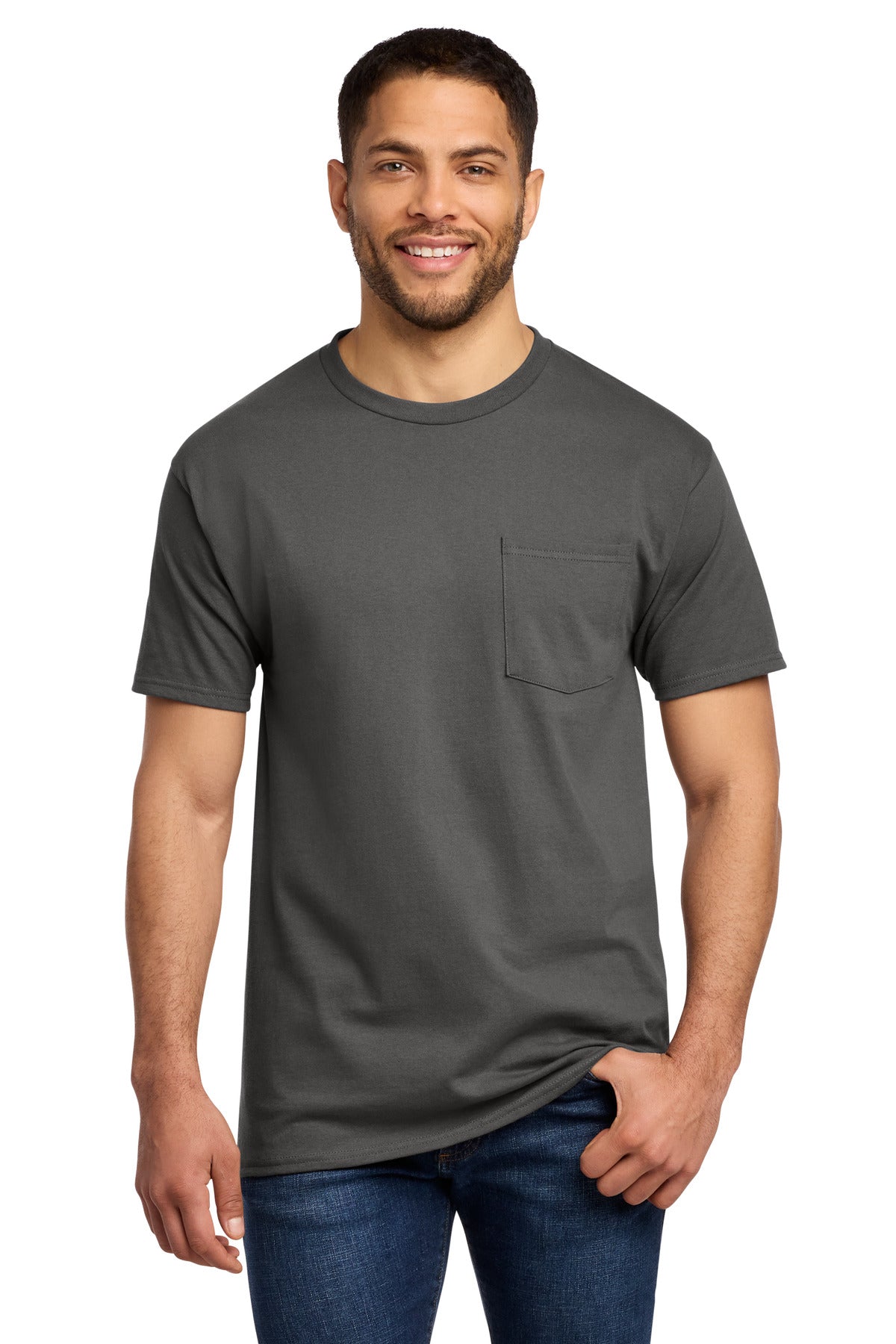 Port & Co ®  Essential Pocket Tee. PC61P