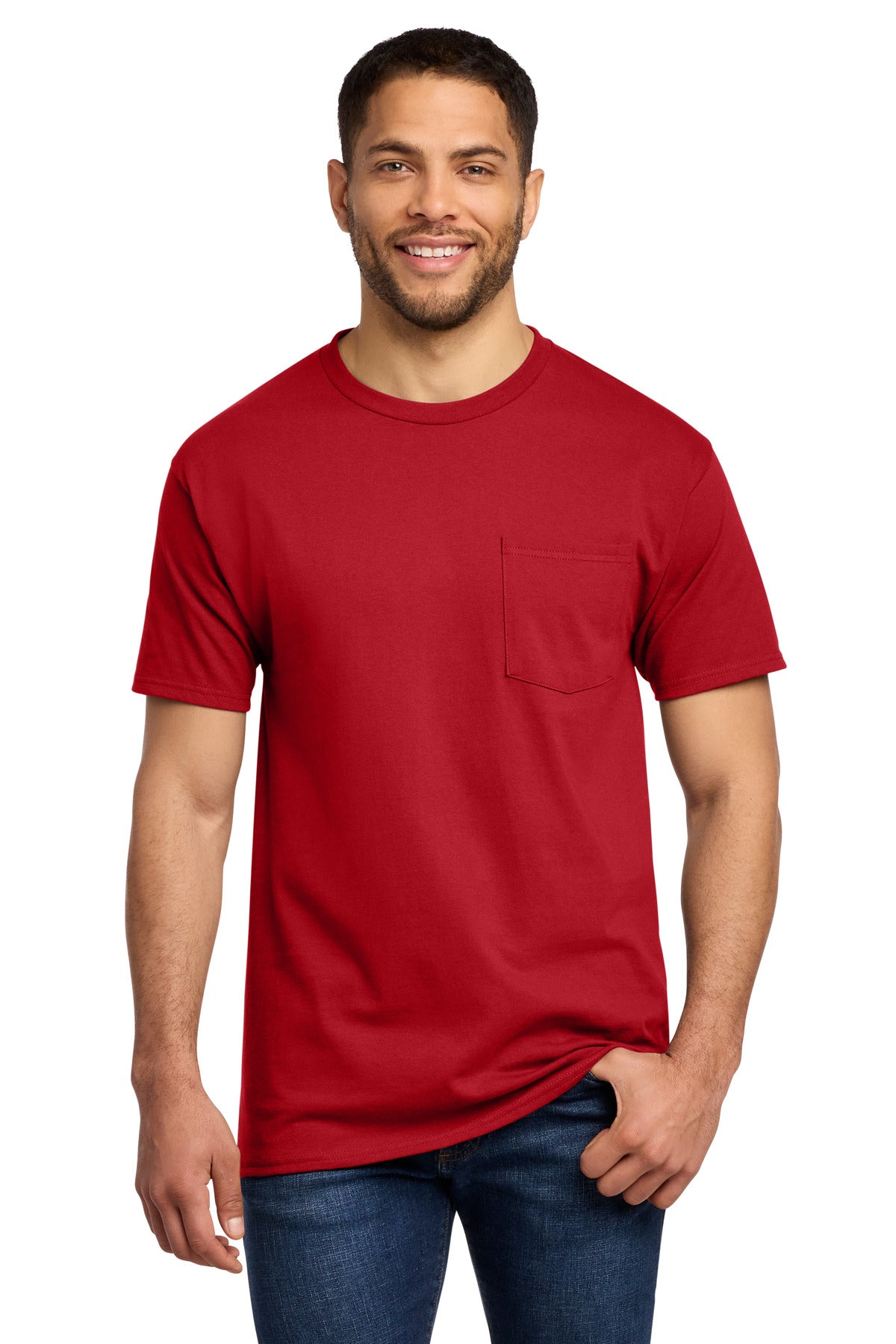 Port & Co ®  Essential Pocket Tee. PC61P