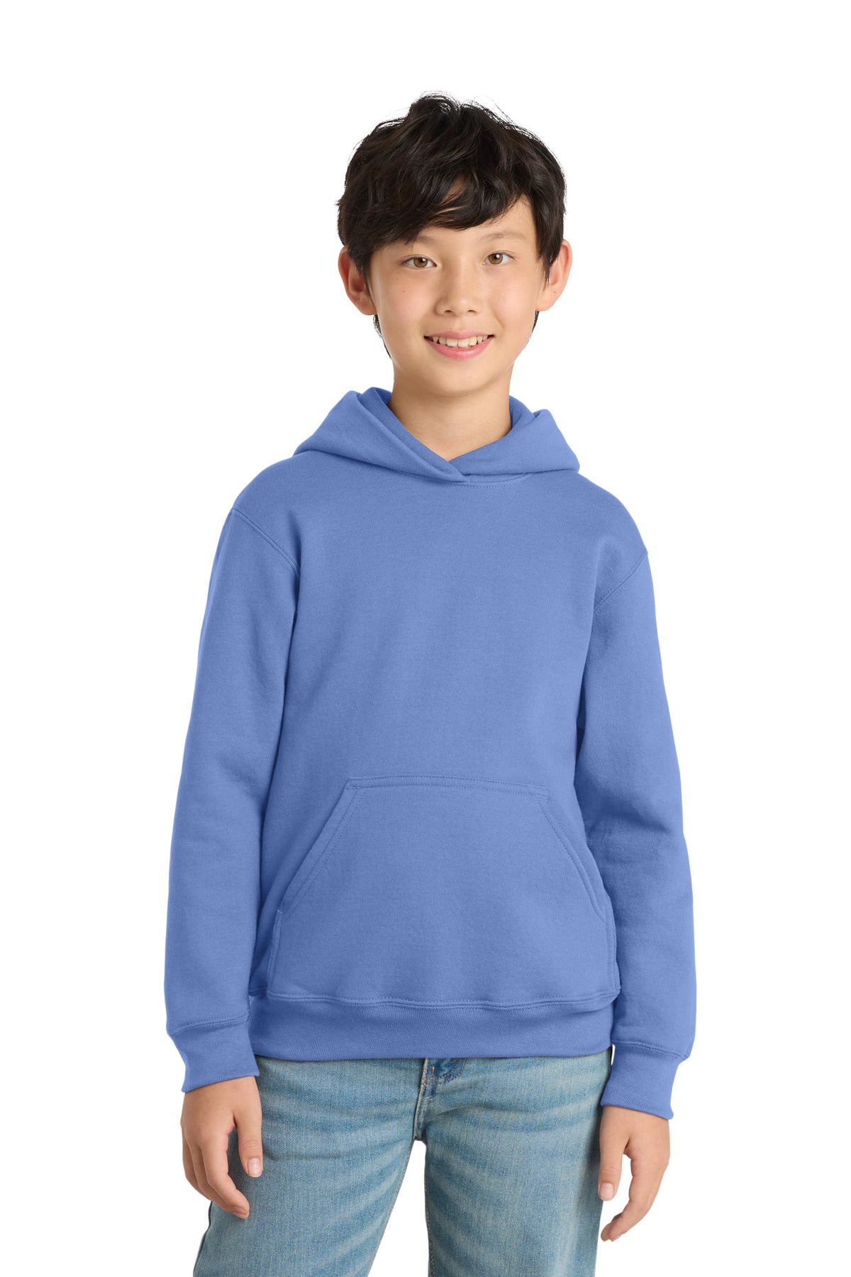 Port & Co ™  Youth Core Fleece Pullover Hooded Sweatshirt.  PC90YH