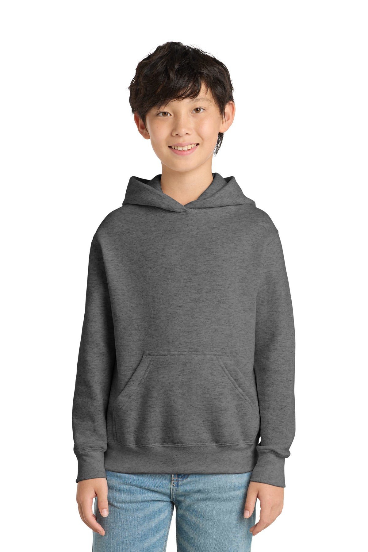 Port & Co ™  Youth Core Fleece Pullover Hooded Sweatshirt.  PC90YH