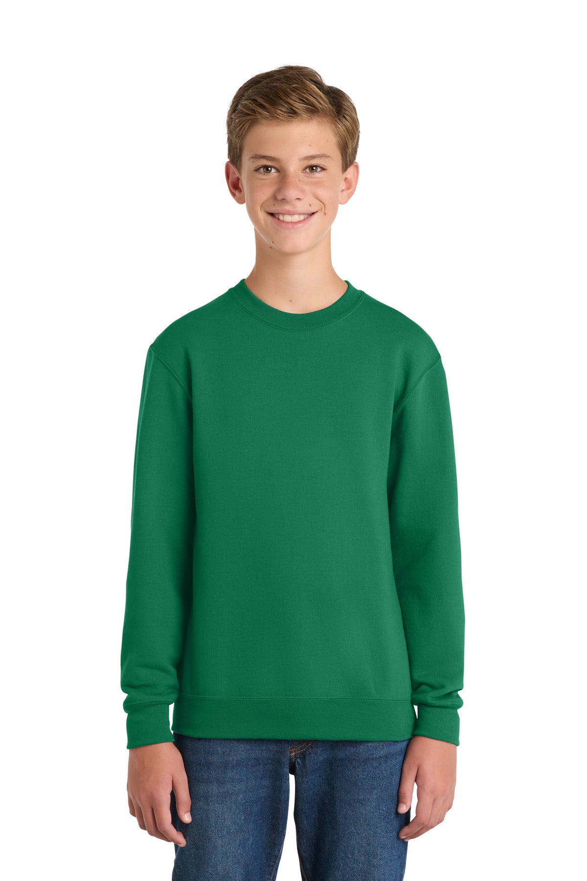 Port & Co ™  Youth Core Fleece Crewneck Sweatshirt.  PC90Y