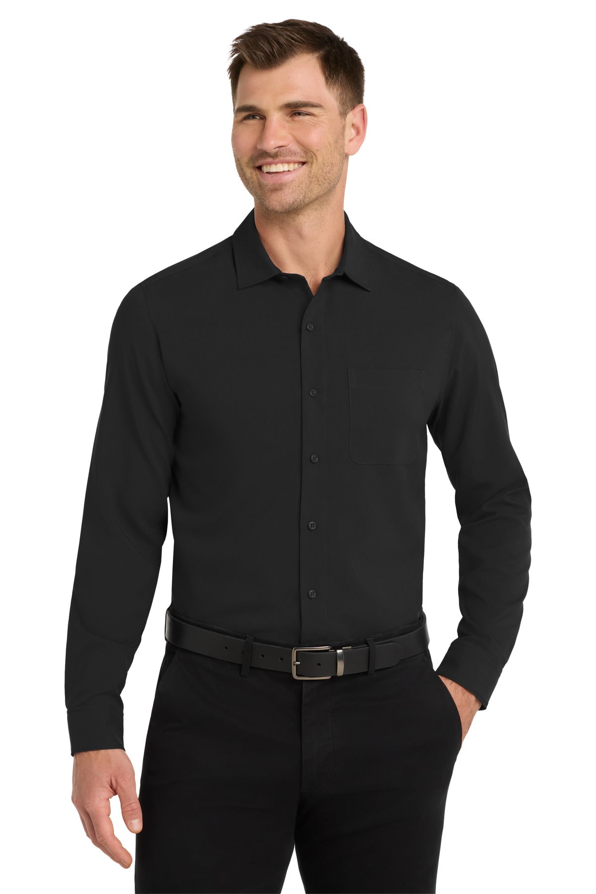 Port Authority  ®  Long Sleeve Performance Staff Shirt W401